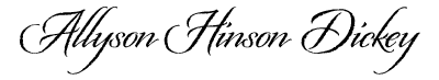 allyson signature 400x73
