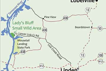 Ladys bluff map 360x240